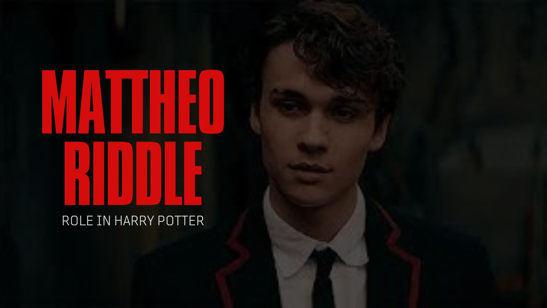 Mattheo Riddle Role in Harry Potter – A Complete Character Story