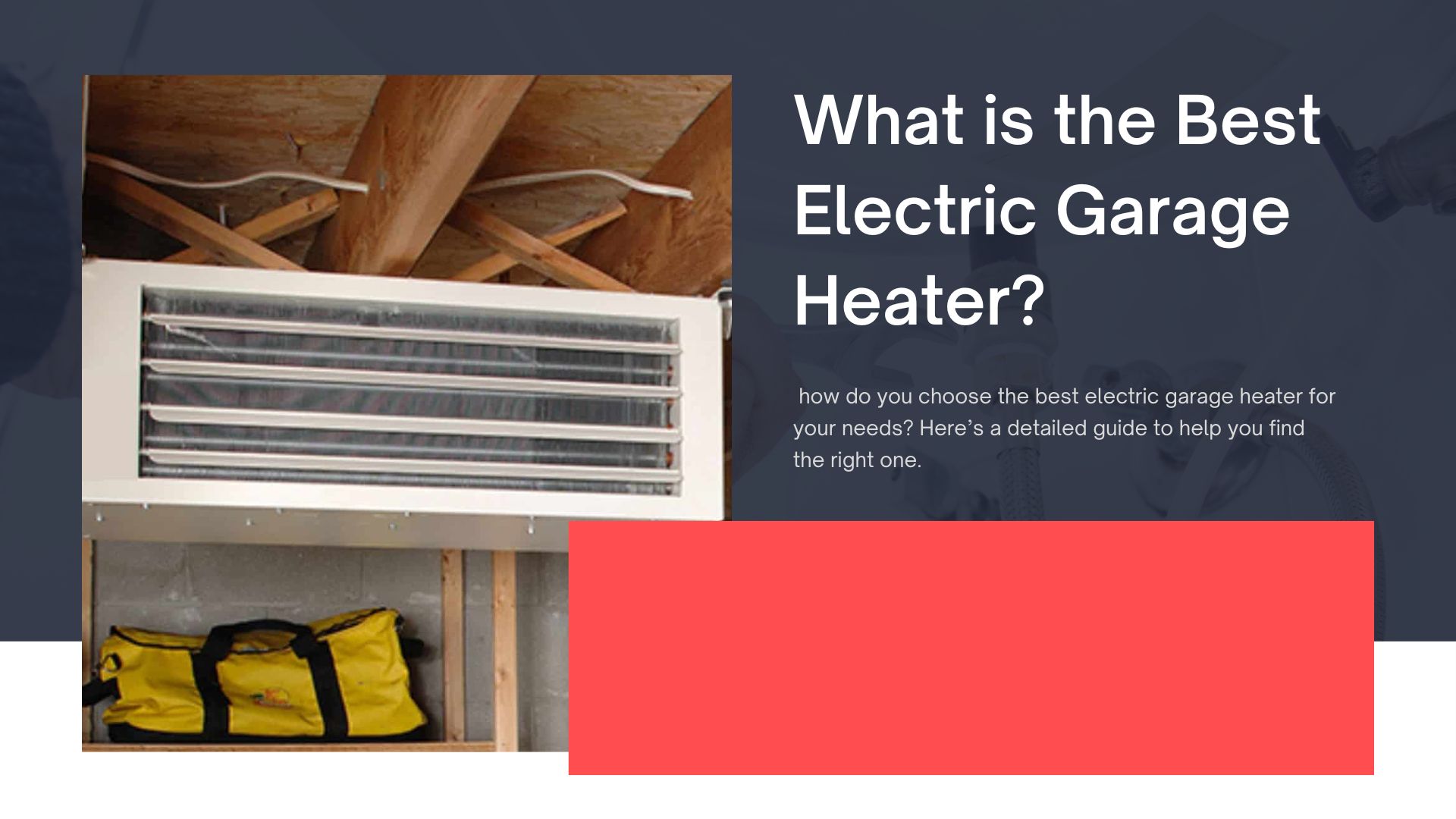 Best Electric Garage Heater