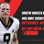 Drew Brees Makes His NBC Debut, Internet Amazed by His New Hair