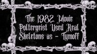 The 1982 Movie Poltergeist Used Real Skeletons as - Tymoff